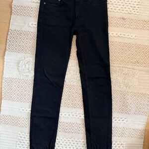 Acne Black high rise Denim skinny Pants 28/32